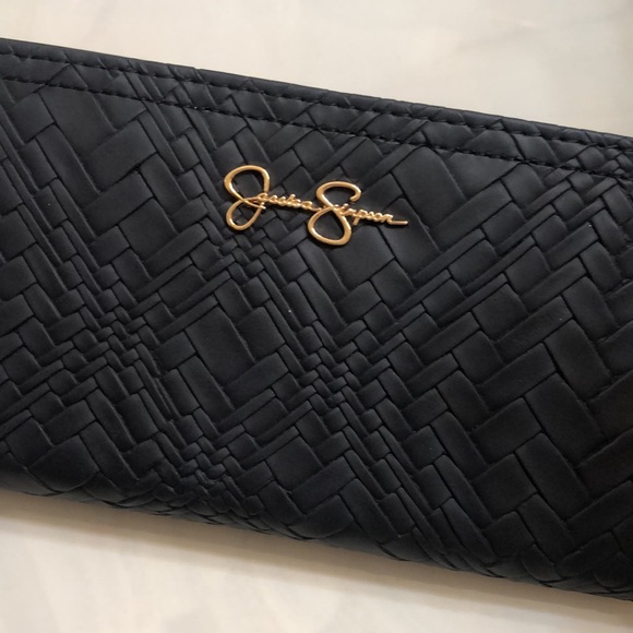 Jessica Simpson Large Frankie Bifold Wallet Color Meteorite Woven Pattern NWT - Picture 15 of 15